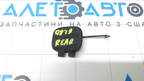 Заглушка буксирувального гака заднього бампера Audi Q8 19-23 тріщина у кріпленні