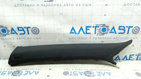 Накладка передньої стійки верхня ліва Audi A6 C7 16-18 рест чорна, потертості
