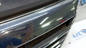 Решетка радиатора grill VW Jetta 19-21 без эмблемы под радар, песок