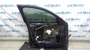 Дверь в сборе передняя левая Audi A6 C7 12-18 keyless, графит LX7U, тычки, царапины