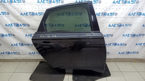 Дверь в сборе задняя правая Audi A6 C7 12-18 keyless, графит LX7U, тычки, царапины