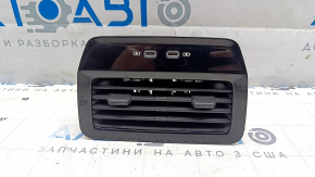 Дефлектор повітроводу центральної консолі Volkswagen ID.4 21-22 з USB hub, глянець, чорний
