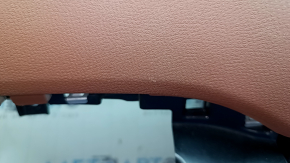 Торпедо передняя панель с AIRBAG Volkswagen ID.4 21-23 черно-коричневая, потертости, трещины