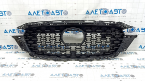 Решітка радіатора grill Mazda CX-5 22-24 Black під радар, тріснута
