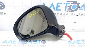 Дзеркало бічне ліве у зборі Toyota Prius V 15-17 5 пінів, зелене