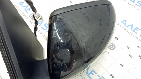 Дзеркало бічне ліве у зборі Mercedes W167 GLE 350 450 20-23 10+8+4+2 поворотник, підігрів, підсвічування, BSM, камера, автозатемніння, чорне, в клею, подряпини, контакт з водою, окислені фішки