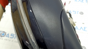 Дзеркало бічне ліве у зборі Mercedes W167 GLE 350 450 20-23 10+8+4+2 поворотник, підігрів, підсвічування, BSM, камера, автозатемніння, чорне, в клею, подряпини, контакт з водою, окислені фішки