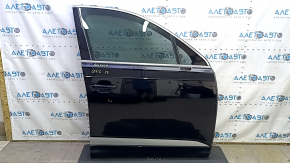 Двері в зборі передня права Audi Q7 16-19 алюміній, keyless, чорний L041, тички
