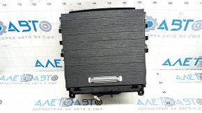 Бокс карман центральной консоли с подстаканниками Mercedes W167 GLE 350 450 20-26 с накладкой под темное дерево, царапины