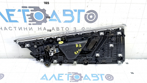 Ручка двери внутренняя задняя правая Audi Q7 16-19 хром, царапина