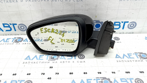 Зеркало боковое левое в сборе Ford Escape MK4 23-26 11+1, подогрев, память, BSM, камера, красное, потерто