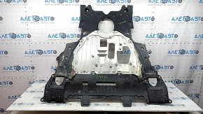 Защита двигателя Honda CRV 23-26 HEV в сборе 3 части, надорвана, примята, затерта