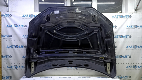 Капот голый Audi Q7 16-26 алюминий, черный L041, тычка