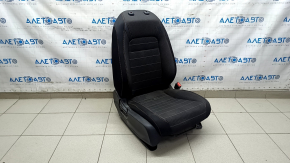 Пасажирське сидіння Honda CRV 23-26 без airbag, механічне, підігрів, тканина чорна з помаранчевим рядком, Sport, під хімчистку