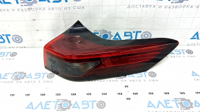 Ліхтар зовнішній крило правий Nissan Rogue 21-26 галоген + LED, подряпини, в клею