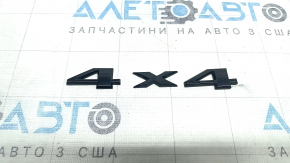 Эмблема надпись 4х4 двери багажника Jeep Compass 21-26 черный глянец