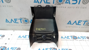 Накладка центральной консоли задняя Ford Fusion mk5 13-20 черная, без воздуховодов, царапины
