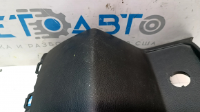 Накладка центральной консоли задняя Ford Fusion mk5 13-20 черная, без воздуховодов, царапины