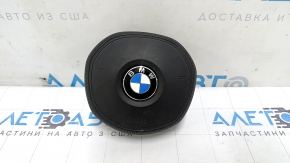 Подушка безпеки airbag в кермо водійська BMW 3 G20 19-26 шкіра чорна, M Sport, іржавий піропатрон, тичка