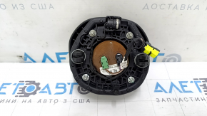 Подушка безопасности airbag в руль водительская BMW 3 G20 19-24 кожа черная, M Sport, ржавый пиропатрон, тычка