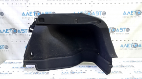 Обшивка арки правая Toyota Prius 50 16-19 под запаску, черная, под чистку, примята, царапины
