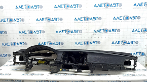 Торпедо передняя панель с AIRBAG Kia Optima 16-20 черная, под чистку