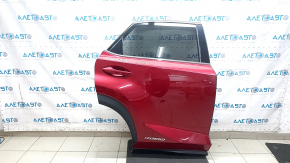 Двері в зборі задні права Lexus NX200t NX300 NX300h 15-21 червоний 3R1, подряпини на накладці