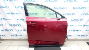 Двері в зборі передні права Lexus NX200t NX300 NX300h 15-21 червоний 3R1, подряпини на накладці, зламане кріплення на накладці