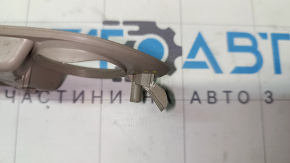 Накладка управления стеклоподъемником передним левым Ford Escape MK3 13-19 бежевая структура с черной ручкой, надлом крепления