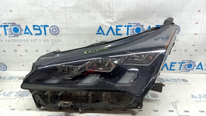 Фара в зборі передня ліва Lexus NX200t NX300h 15-17 LED, три лінзи, пісок, потертості, подряпини