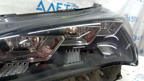Фара передняя левая в сборе Lexus NX200t NX300h 15-18 LED, три линзы, потертости, царапины