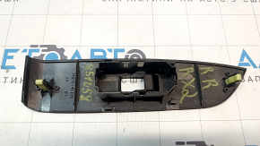 Накладка управления стеклоподъемником задняя правая Lexus RX300 RX330 RX350 RX400h 04-09 серая, царапины
