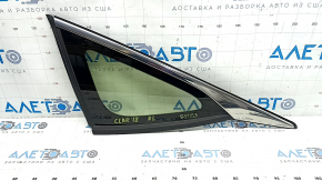 Форточка глухе скло задня ліва Honda Clarity 18-20 з хромом, з ущільнювачем, подряпини