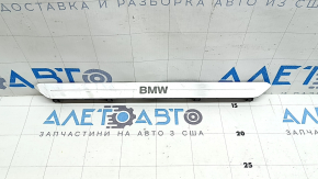 Вставка накладки порога передня ліва BMW X5 G05 19-23 хром BMW, з підсвічуванням, подряпини