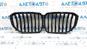 Решетка радиатора grill BMW X5 G05 19-23 хром, под камеру, песок