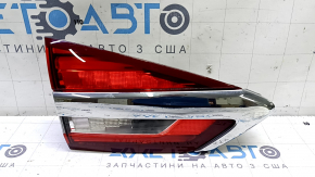 Фонарь внутренний крышка багажника левый Ford Fusion mk5 19-20 галоген+LED с хромом level 3