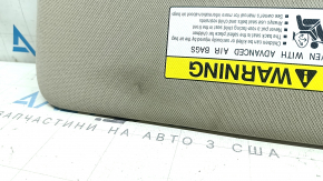 Козырек левый Honda Accord 13-17 бежевый, без крючка, под чистку