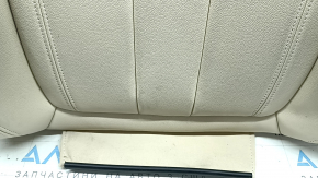 Обшивка спинки водительского сидения BMW X5 G05 19-23 кожа Canberra-Beige, с подогревом, замята, под чистку