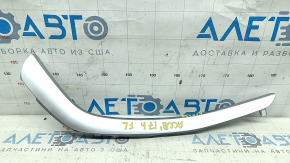 Накладка центральної консолі збоку верхня ліва Honda Accord 13-17 сіра, подряпини