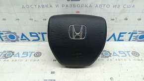 Подушка безопасности airbag в руль водительская Honda Accord 13-17 черный, царапины