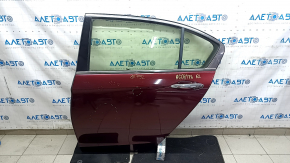 Двері в зборі задні ліві Honda Accord 13-17 червоний R-543P, подряпини, тички