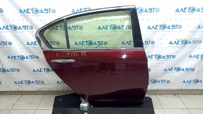 Дверь в сборе задняя правая Honda Accord 13-17 красный R-543P, царапины, тычки