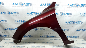 Крило переднє ліве Honda Accord 13-17 червоний R-543P, тички, подряпини, вм'ятина