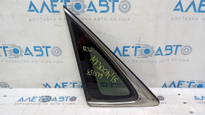 Форточка глухе скло задня ліва Lexus NX200t NX300 NX300h 15-21 хром, подряпини на хром