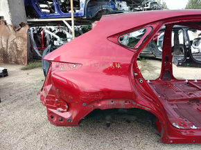 Чверть крило ззаду права Lexus NX300 NX300h 18-21 під BSM, на кузові, червона, вм'ятини