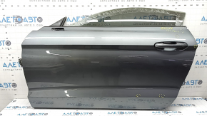 Дверь в сборе передняя левая Ford Mustang mk6 15-23 keyless, графит M7, тычки
