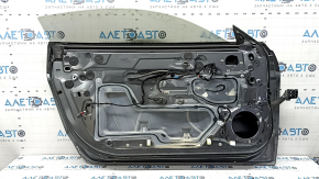 Дверь в сборе передняя левая Ford Mustang mk6 15-23 keyless, графит M7, тычки