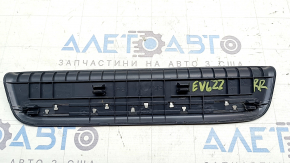 Накладка порога наружная задняя правая Kia EV6 22-24 черная с хром молдингом
