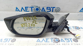 Дзеркало бічне ліве в зборі Kia EV6 22-26 7+1 пінів, поворотник, підігрів, автоскладання, BSM, камера, чорне, протерта фарба
