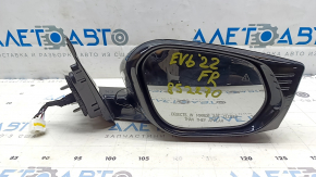 Дзеркало бічне праве у зборі Kia EV6 22-26 7+1 пінів, поворотник, підігрів, автоскладання, BSM, камера, чорне, подряпини
